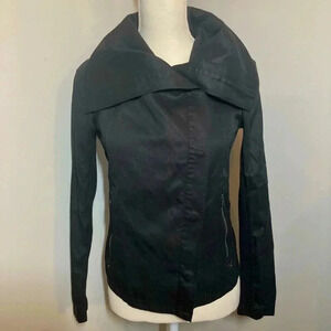 Armani Exchange Coat Black Asymmetrical Jacket Women’s Size Small MSRP $299